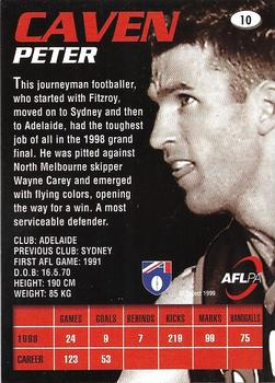 1999 Select AFL Premiere #10 Peter Caven Back